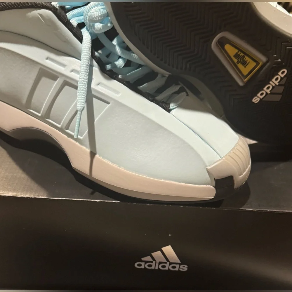 Adidas Originals Crazy 1 Kobe Basketball Shoes, Icy Blue, Size 7.5 Men’s - Picture 4 of 11